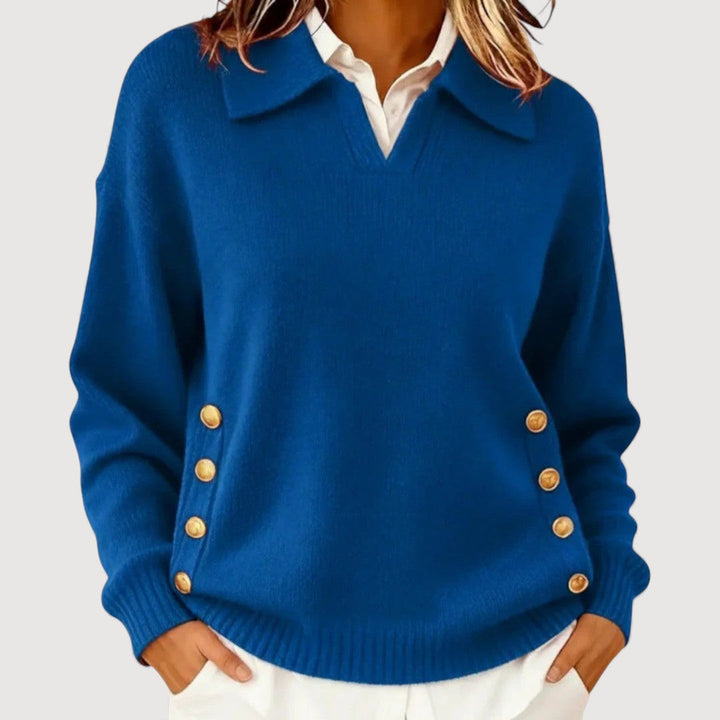 AIRA – Jumper with Button Accents