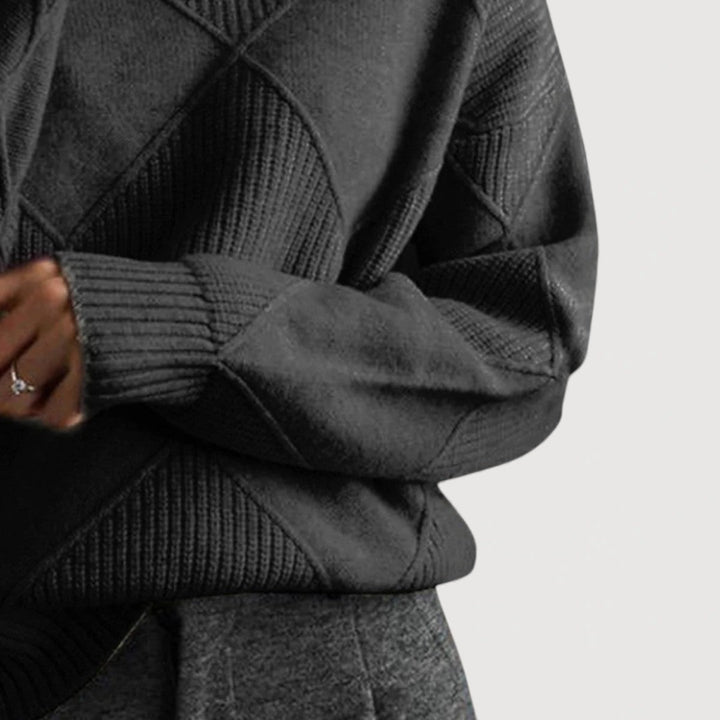 Courtney – Turtleneck Knit Sweater