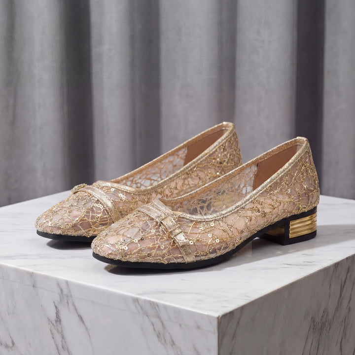 Ella's Relaxed Mesh Lace Loafers