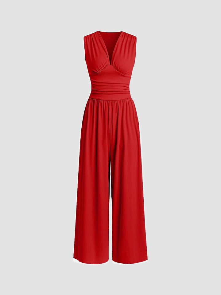 Amelia™ | Elegant Wide-Leg Jumpsuit