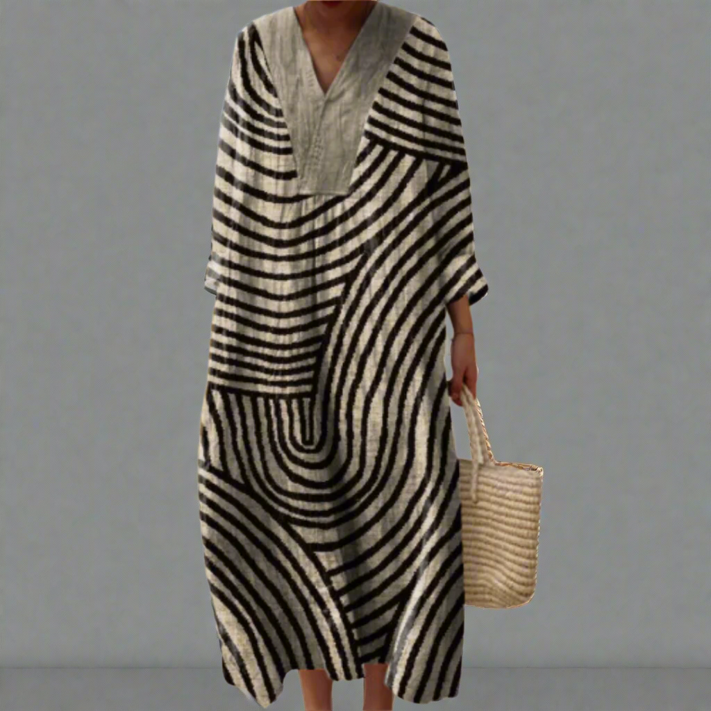 CASSIDY™ | Elegant Geometric Dress