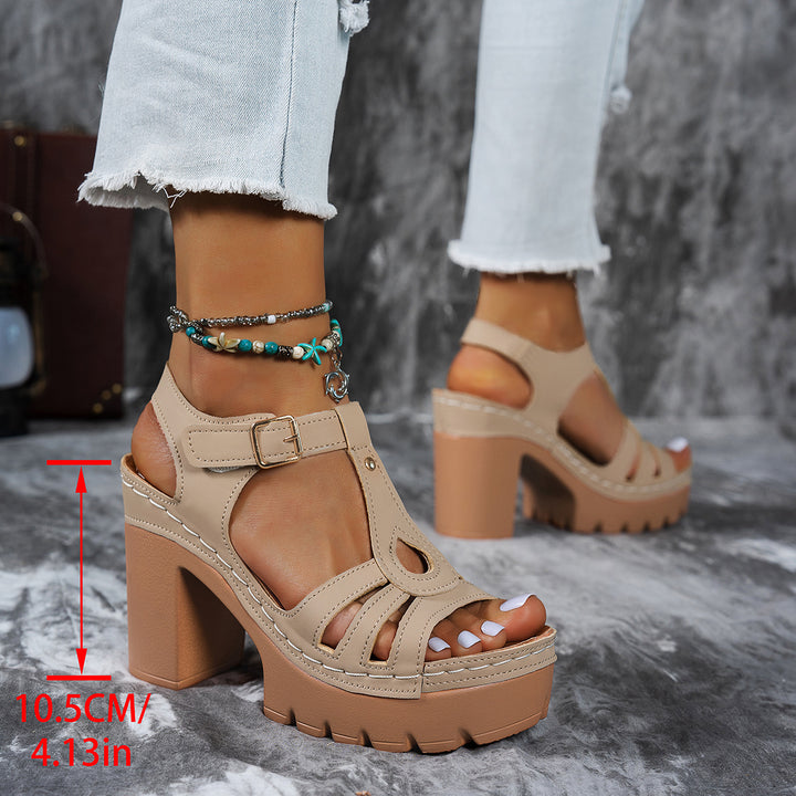 Elara™ Vintage Platform Sandals