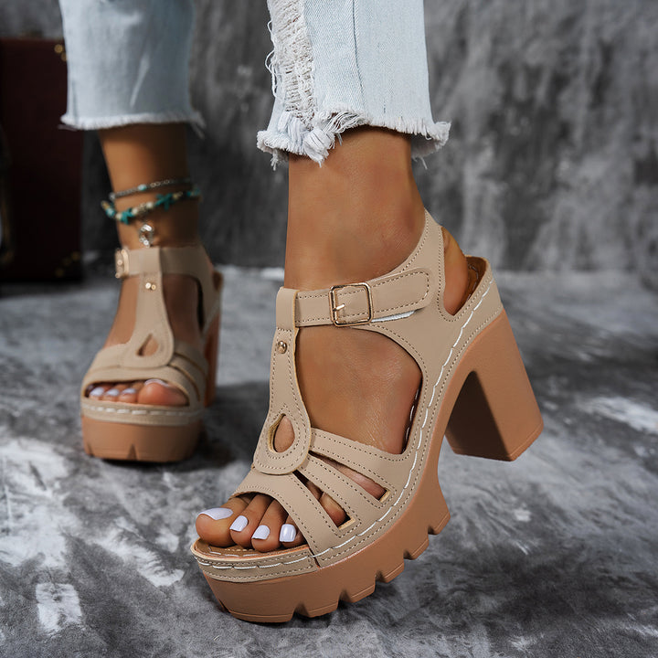 Elara™ Vintage Platform Sandals