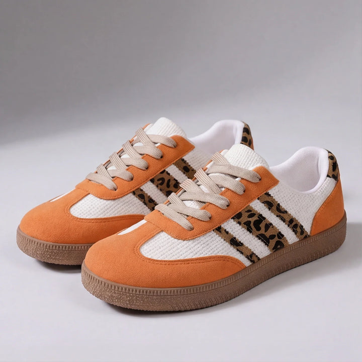 Hayes Leopard Print Trainers