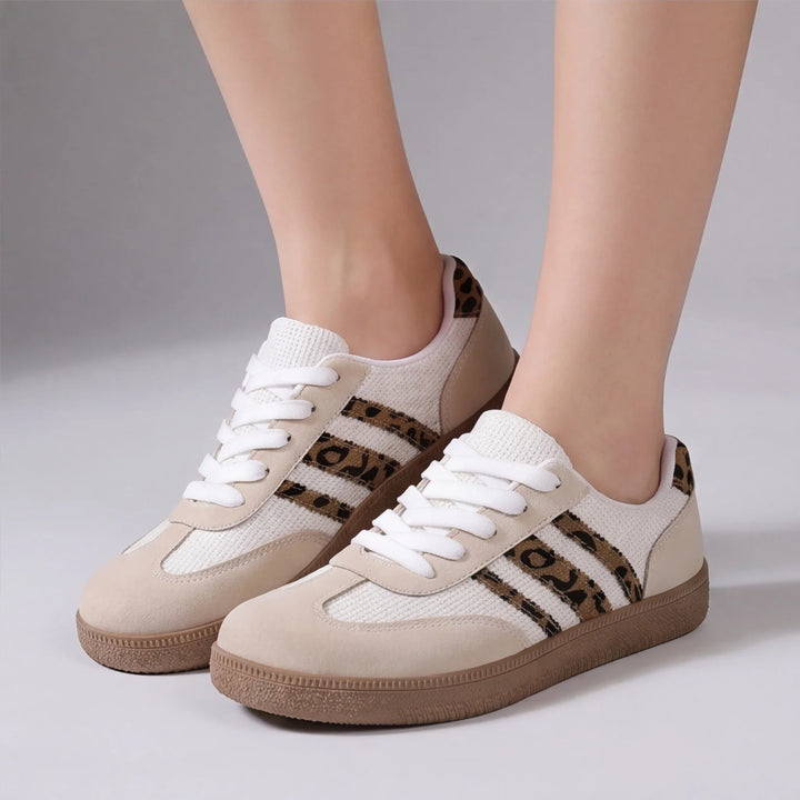 Hayes Leopard Print Trainers