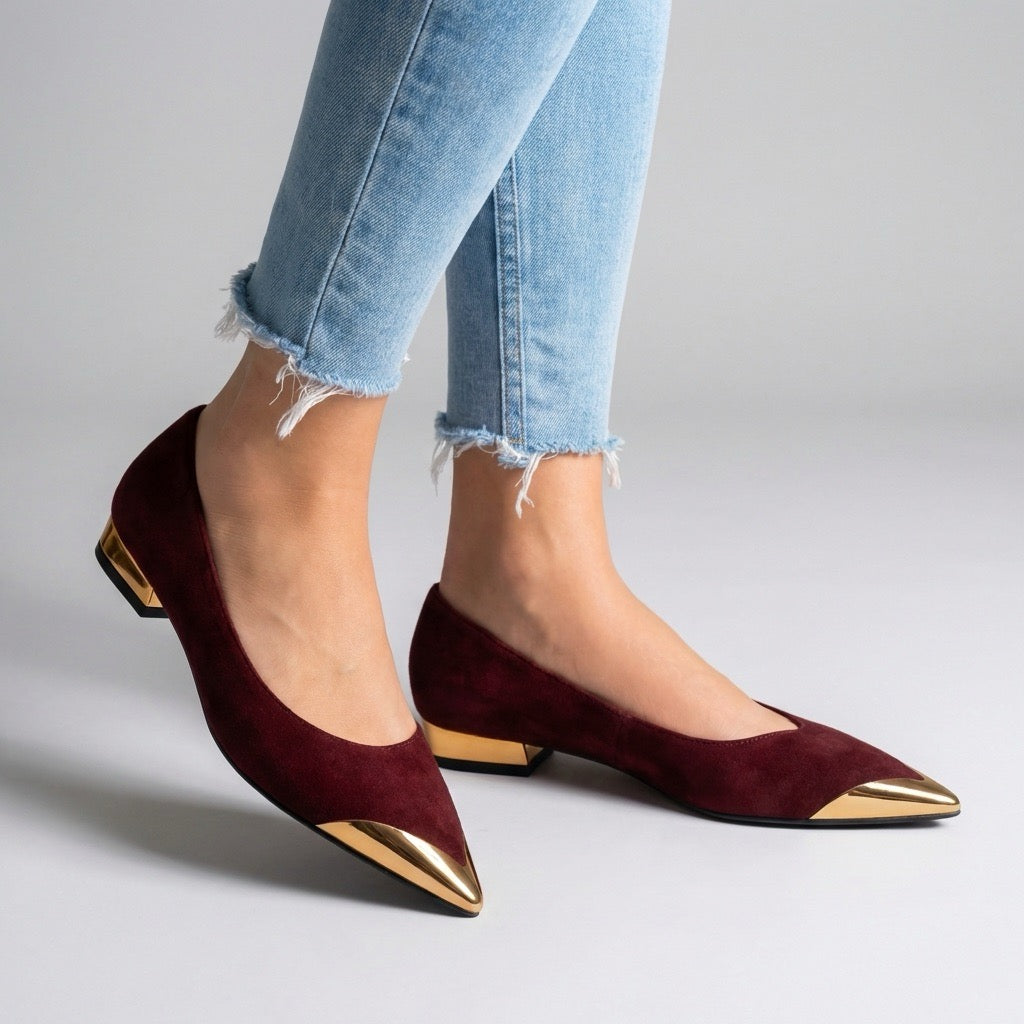 REBBECCA GOLD-POINT FLATS
